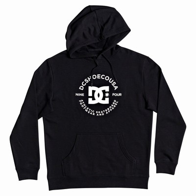 DC Star Pilot Men's Black Sweatshirts & Hoodies Australia SER-948